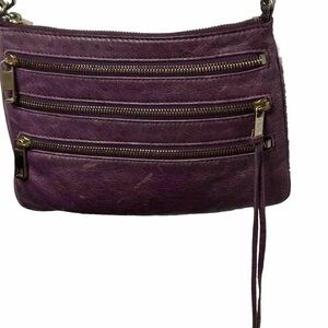 Rebecca Minkoff Purple Leather Crossbody Bag with Sleek Design​​